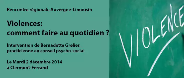 Violences : comment faire au quotidien ?